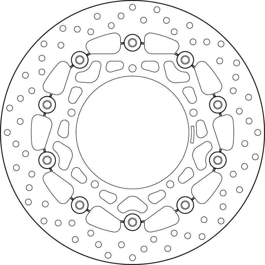 DISCO FRENO BREMBO FLOTANTE 78B40860