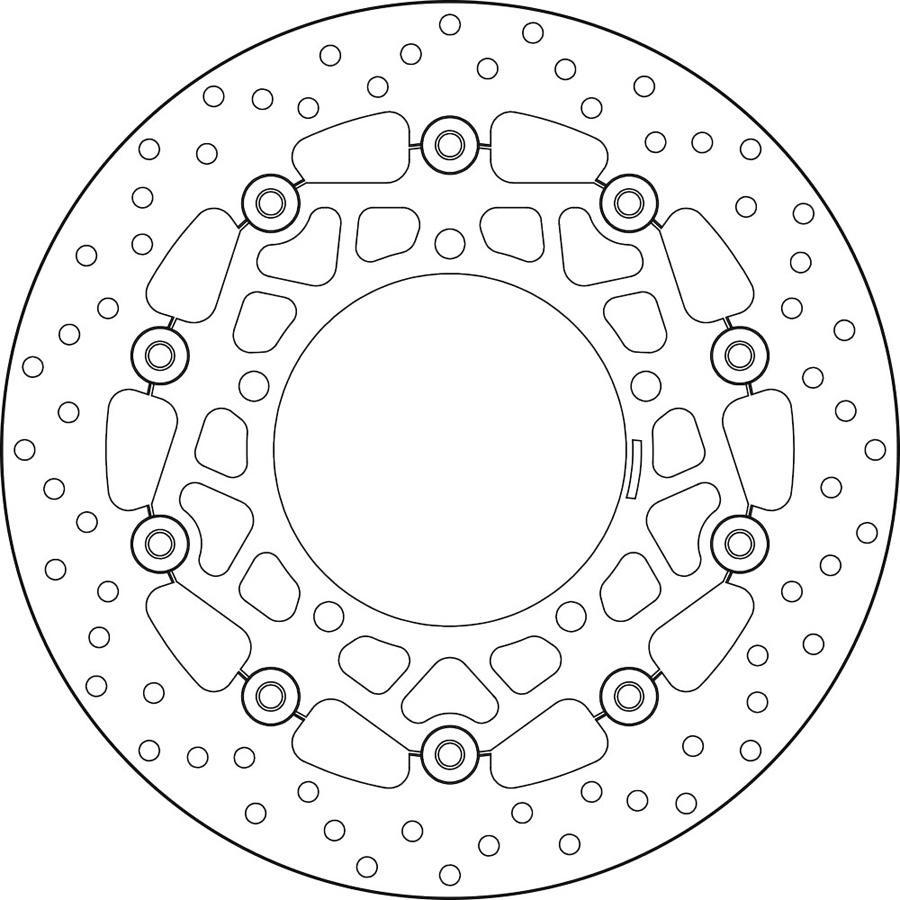 DISCO FRENO BREMBO FLOTANTE 78B40866