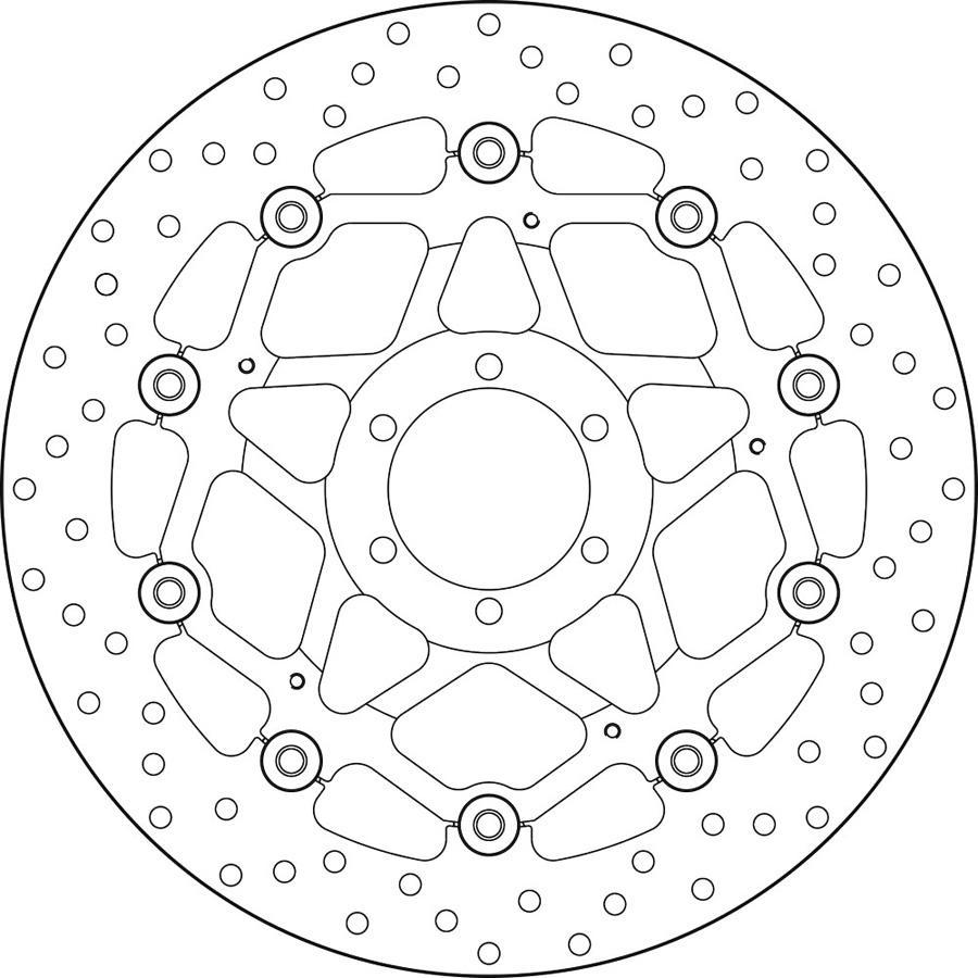 DISCO FRENO BREMBO FLOTANTE 78B40870