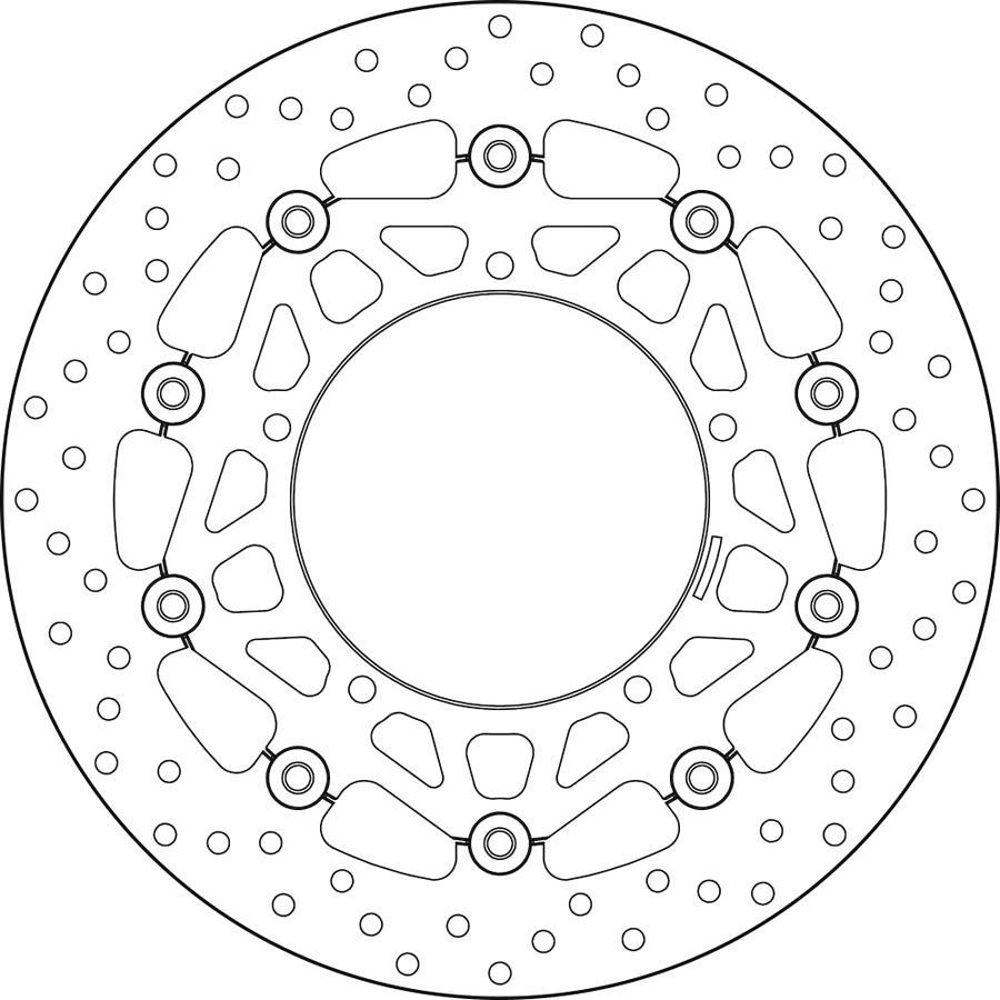 DISCO FRENO BREMBO FLOTANTE 78B40871