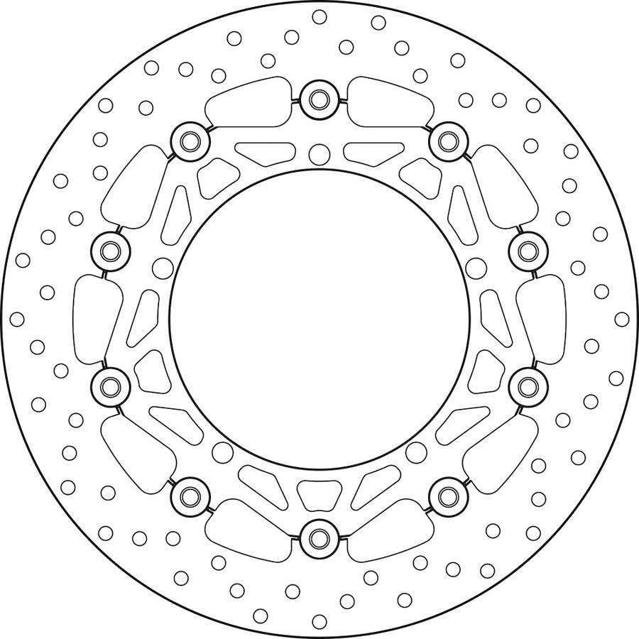DISCO FRENO BREMBO FLOTANTE 78B40872