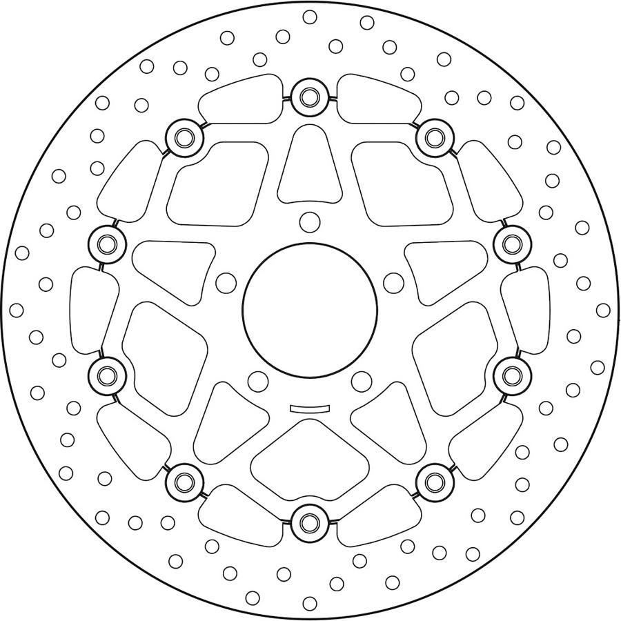 DISCO FRENO BREMBO FLOTANTE 78B40875