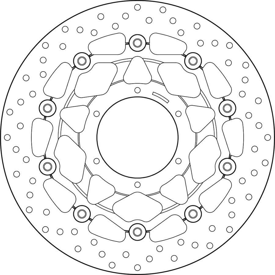 DISCO FRENO BREMBO FLOTANTE 78B40877