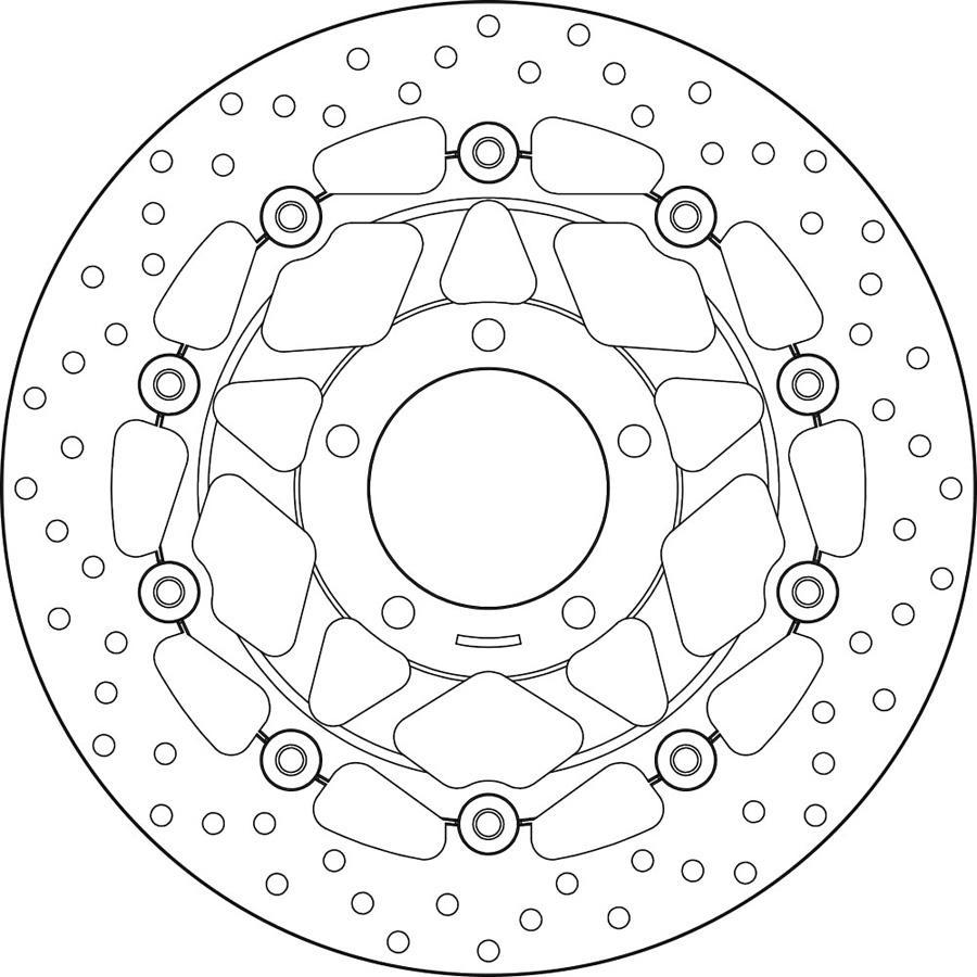 DISCO FRENO BREMBO FLOTANTE 78B40881