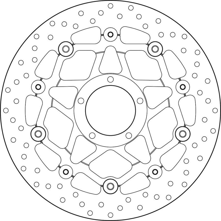DISCO FRENO BREMBO FLOTANTE 78B40886