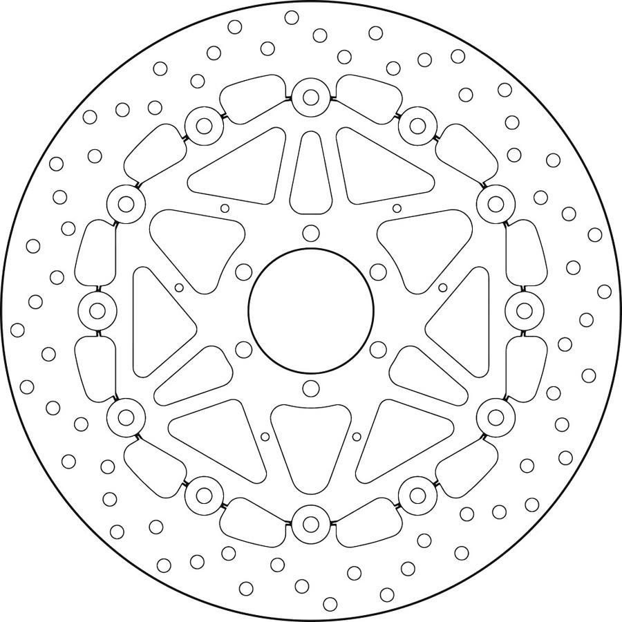 DISCO FRENO BREMBO FLOTANTE 78B40888