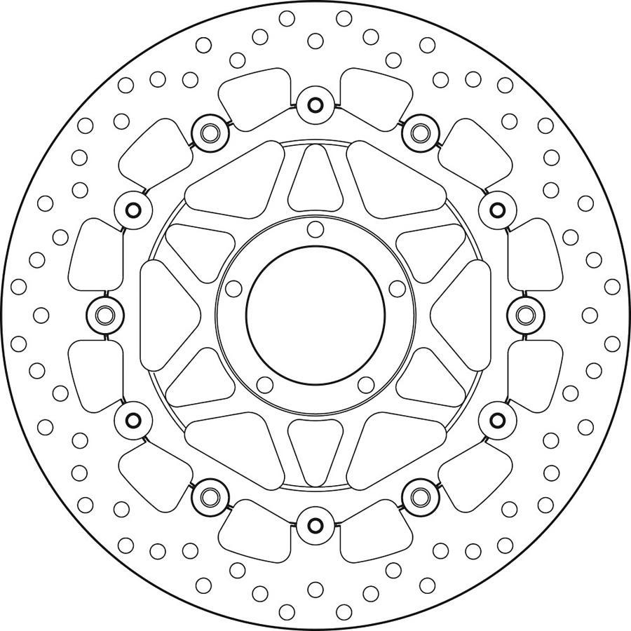 DISCO FRENO BREMBO FLOTANTE 78B40890