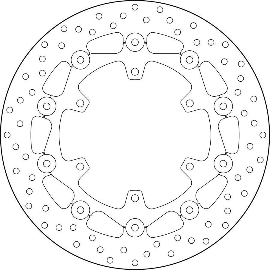 DISCO FRENO BREMBO FLOTANTE 78B40894