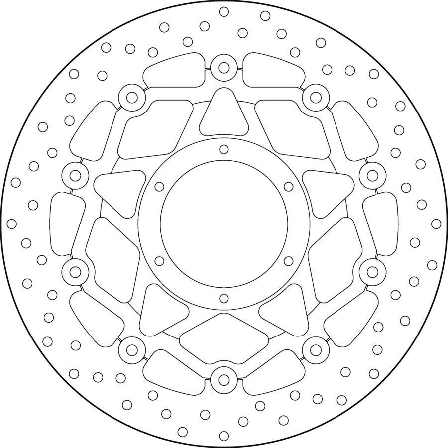 DISCO FRENO BREMBO FLOTANTE 78B40895