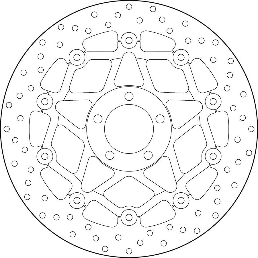 DISCO FRENO BREMBO FLOTANTE 78B408A1
