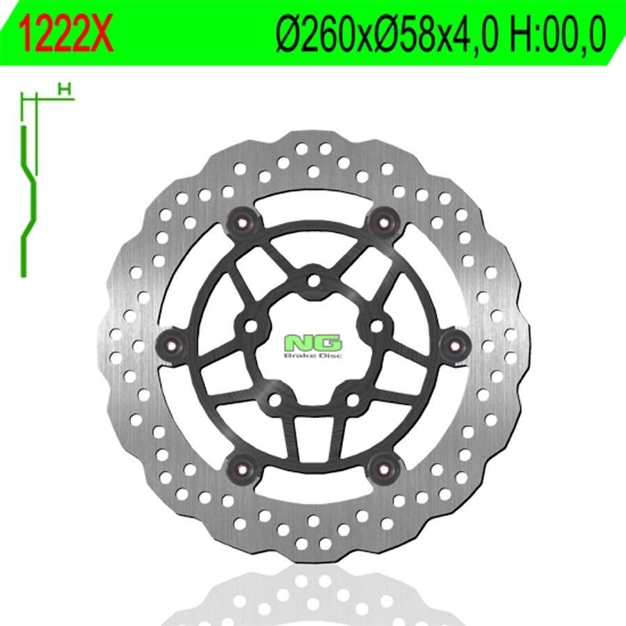 DISCO FRENO NG 1222X