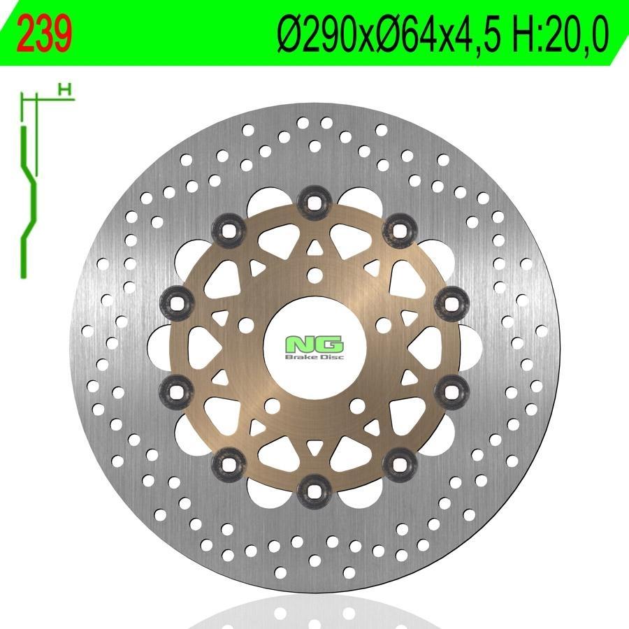 DISCO FRENO NG 239