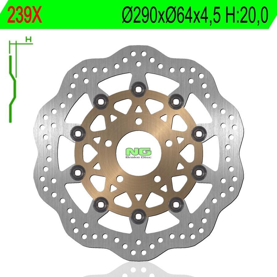 DISCO FRENO NG 239X