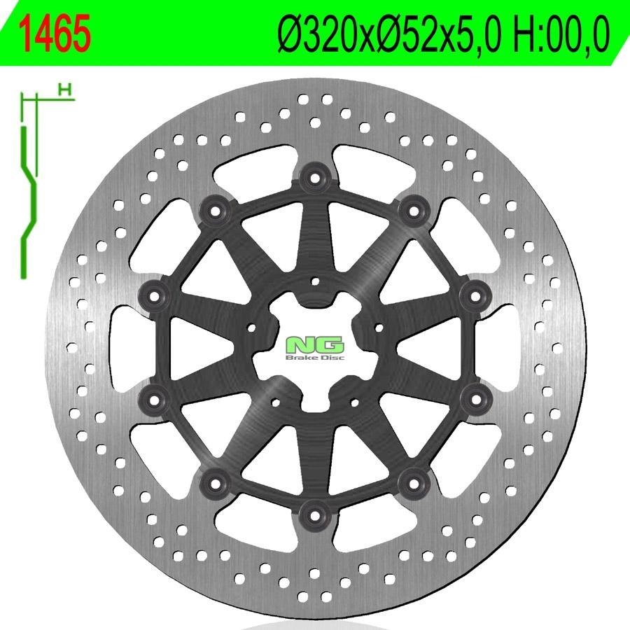 DISCO FRENO NG FLOTANTE 1465  320 X  52 X 5