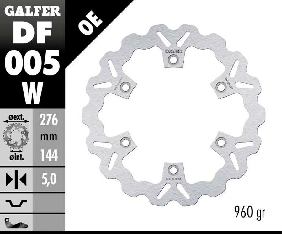 DISCO FRENO GALFER 005W