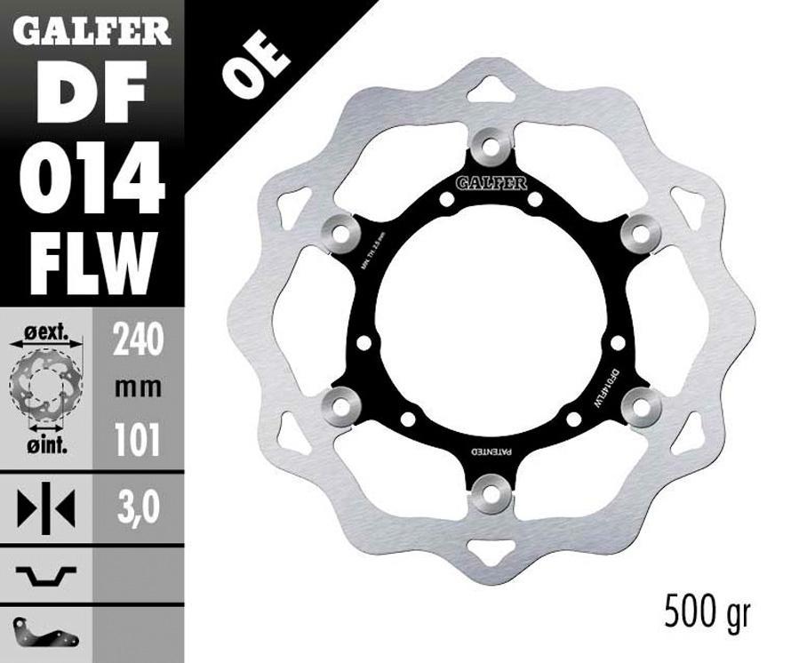 DISCO FRENO GALFER 014FLW