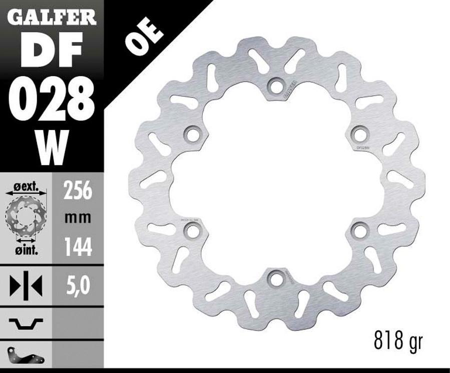 DISCO FRENO GALFER 028W
