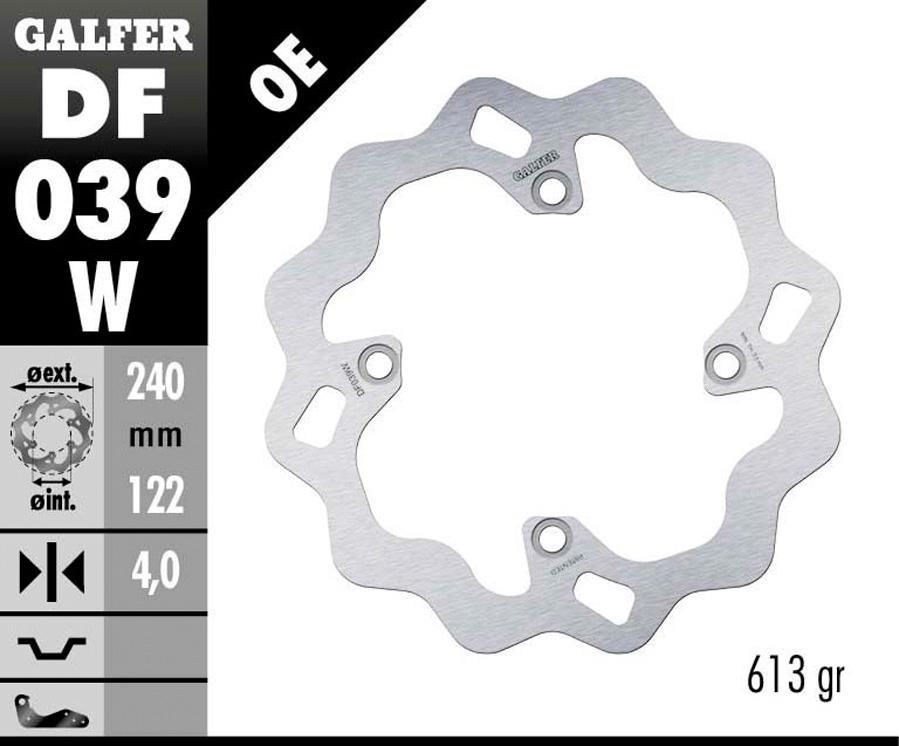 DISCO FRENO GALFER 039W
