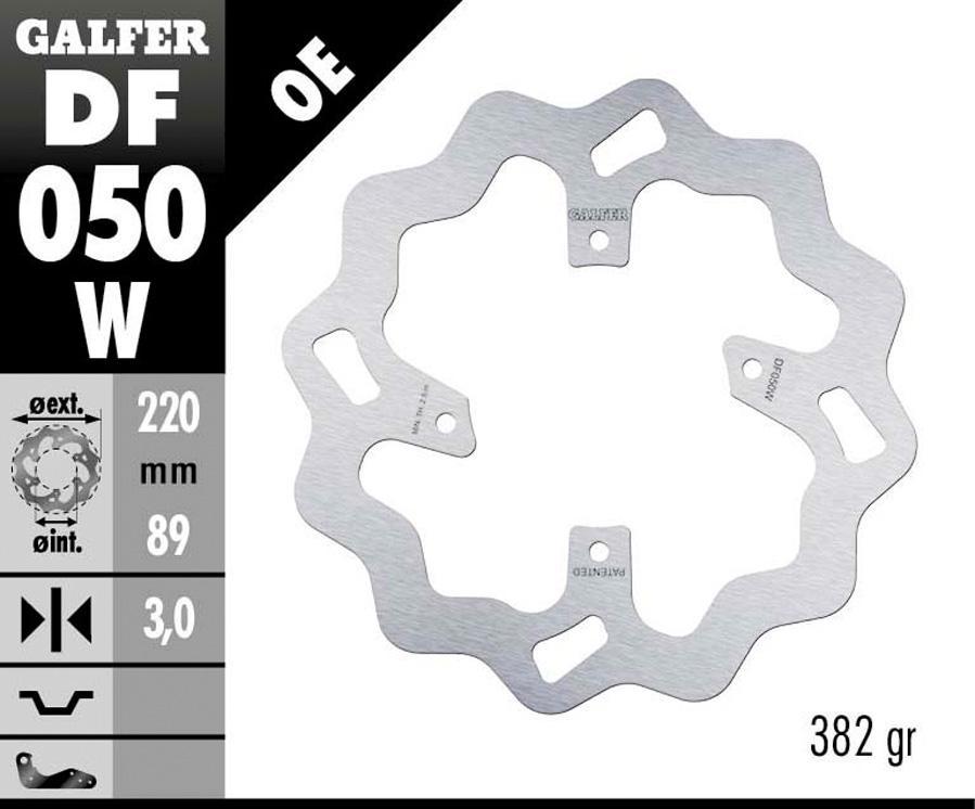 DISCO FRENO GALFER 050W