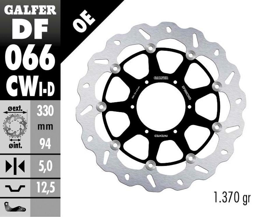 DISCO FRENO GALFER 066CWD