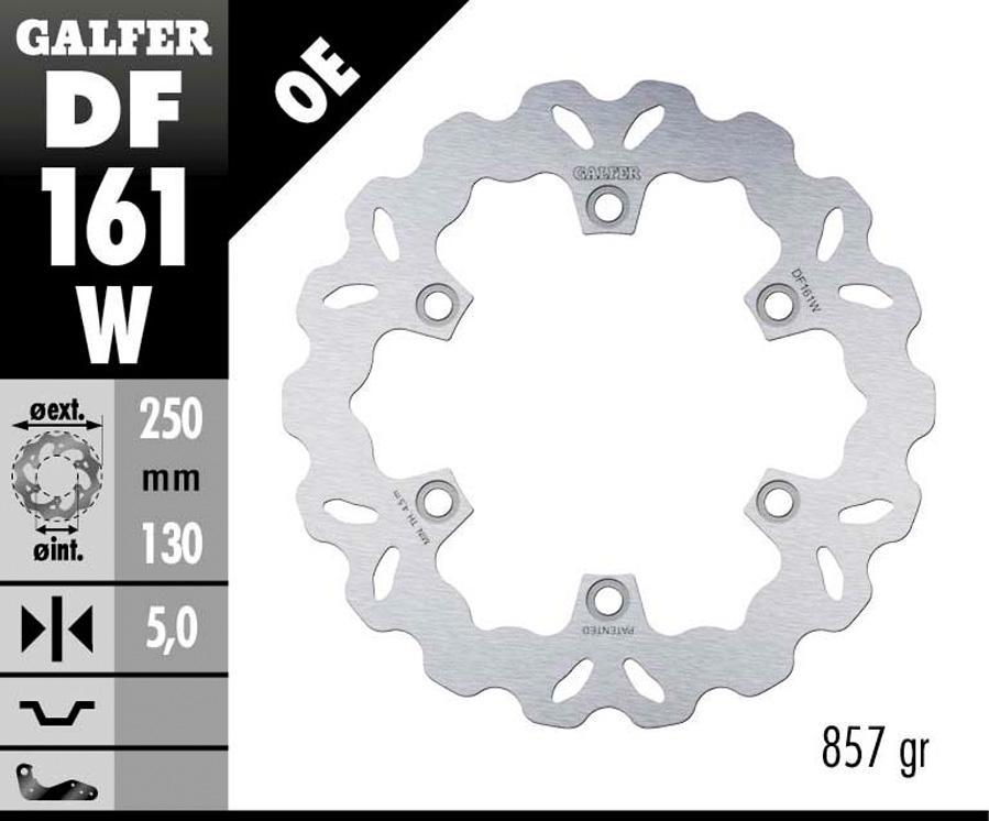 DISCO FRENO GALFER 161W