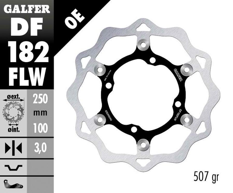 DISCO FRENO GALFER 182FLW