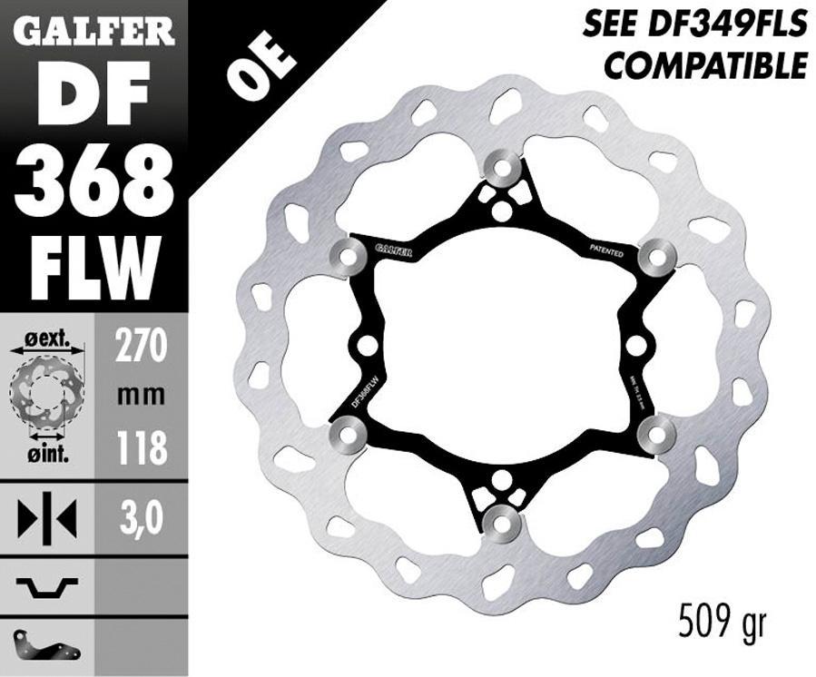 DISCO FRENO GALFER 368FLW