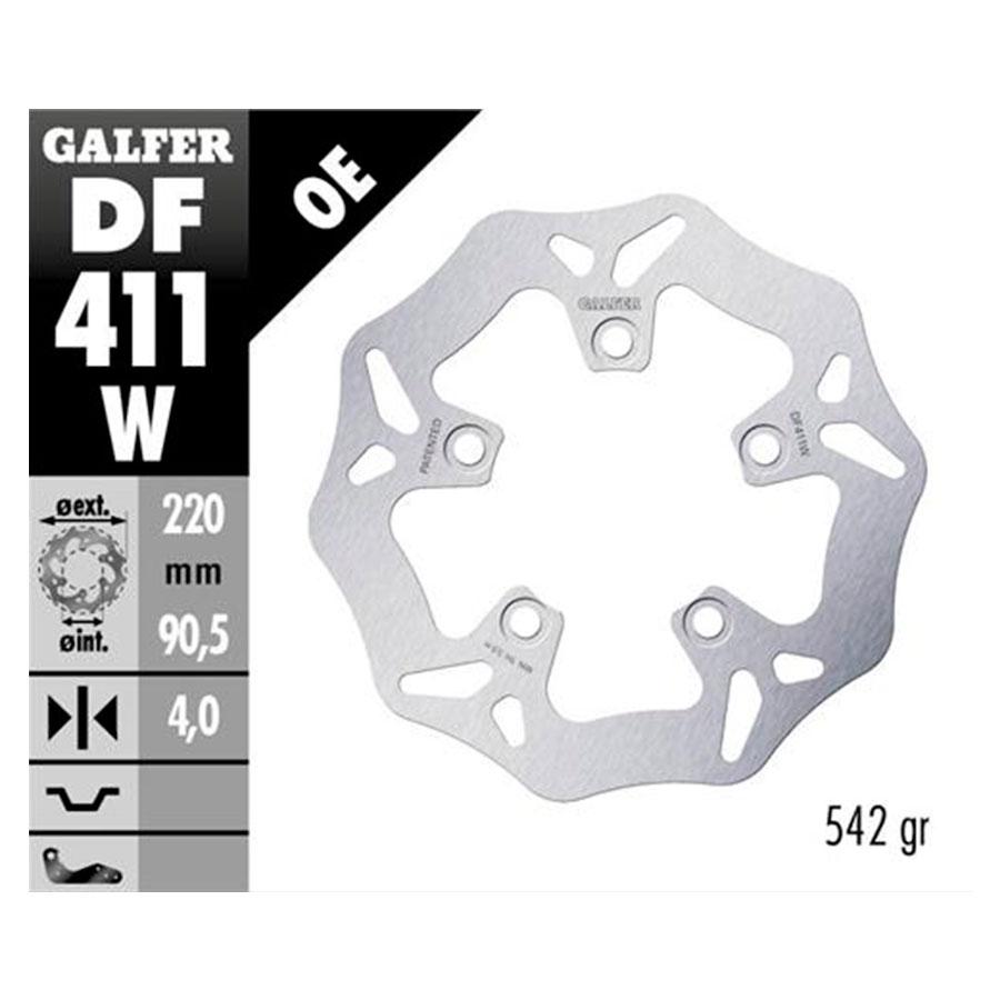 DISCO FRENO GALFER WAVE FIJO 220x4mm