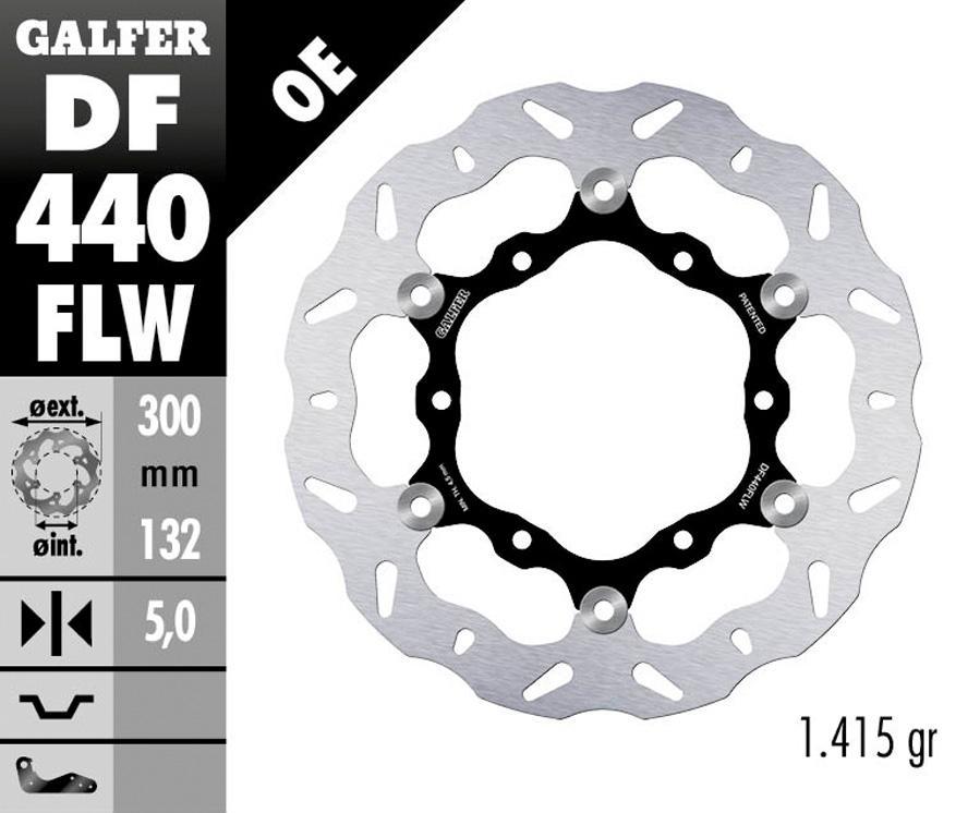 DISCO FRENO GALFER 440FLW