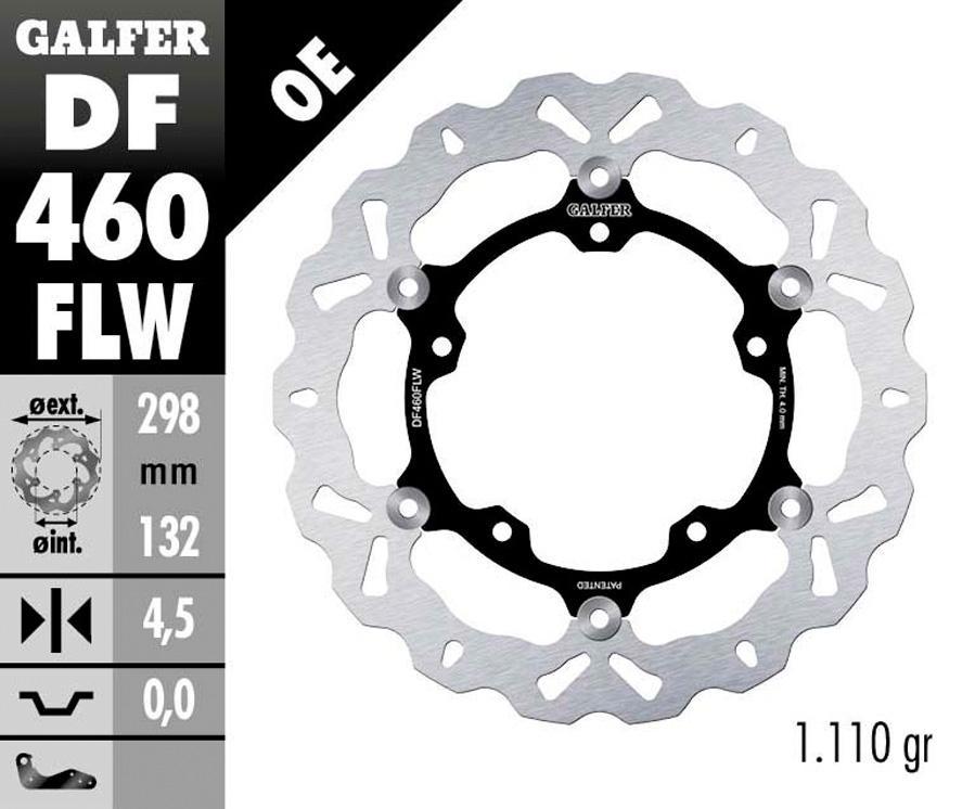 DISCO FRENO GALFER 460FLW
