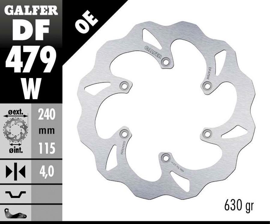 DISCO FRENO GALFER 479W