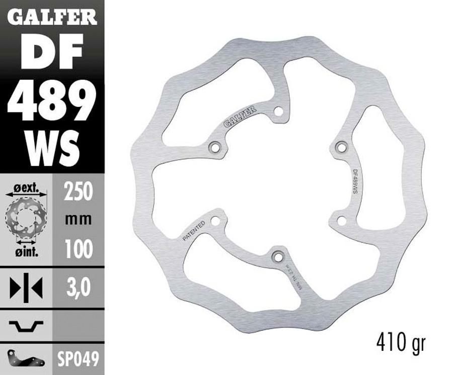 DISCO FRENO GALFER 489WS