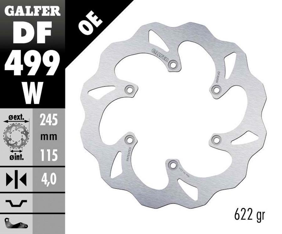 DISCO FRENO GALFER 499W