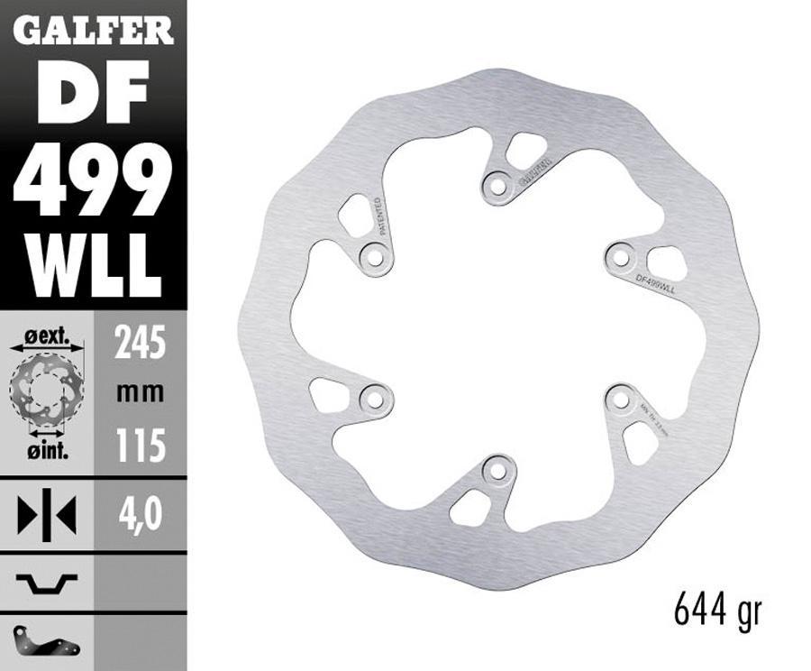DISCO FRENO GALFER 499WLL