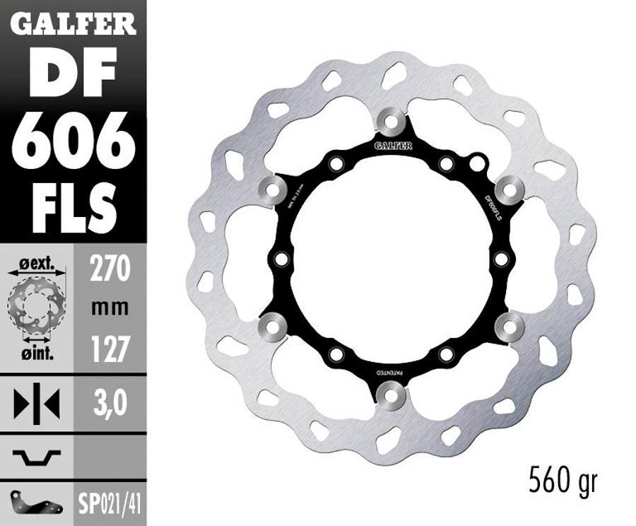 DISCO FRENO GALFER 606FLS