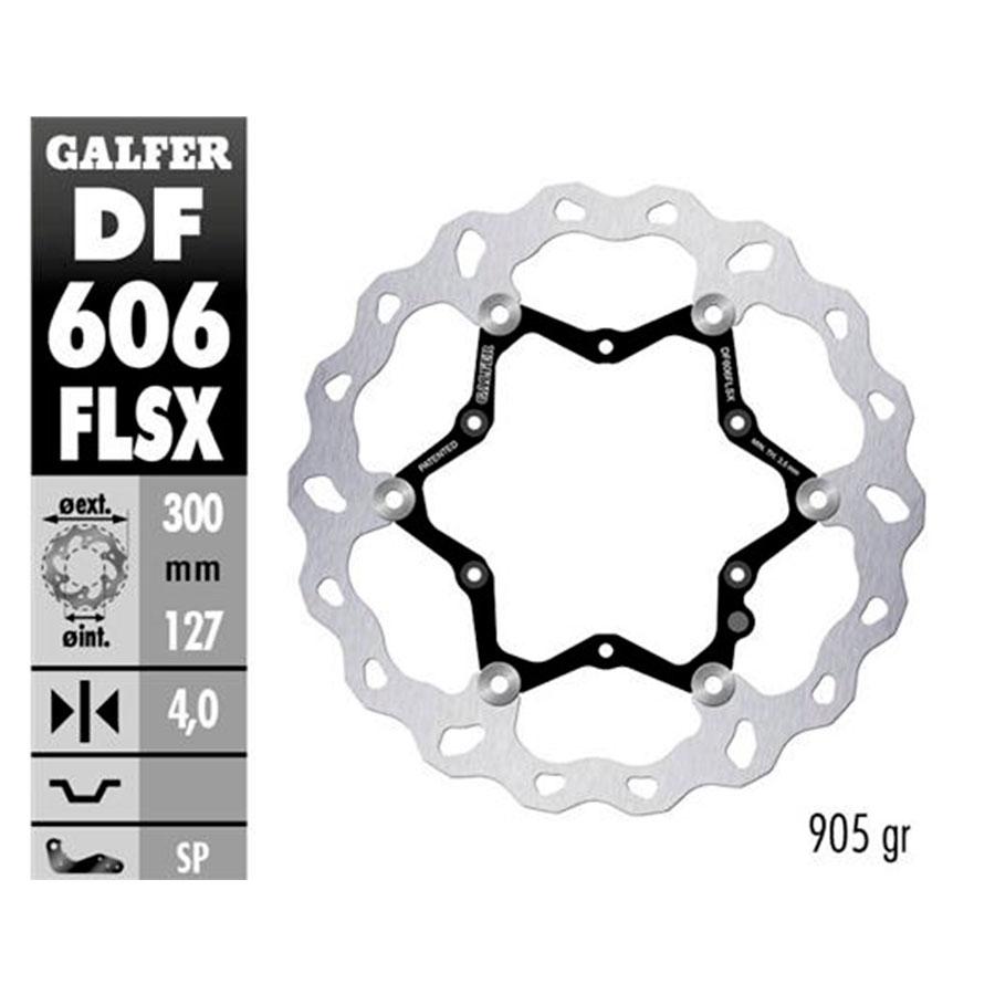 DISCO FRENO GALFER WAVE FLOTANTE SOBREMEDIDA (núcleo acero) 300x4mm