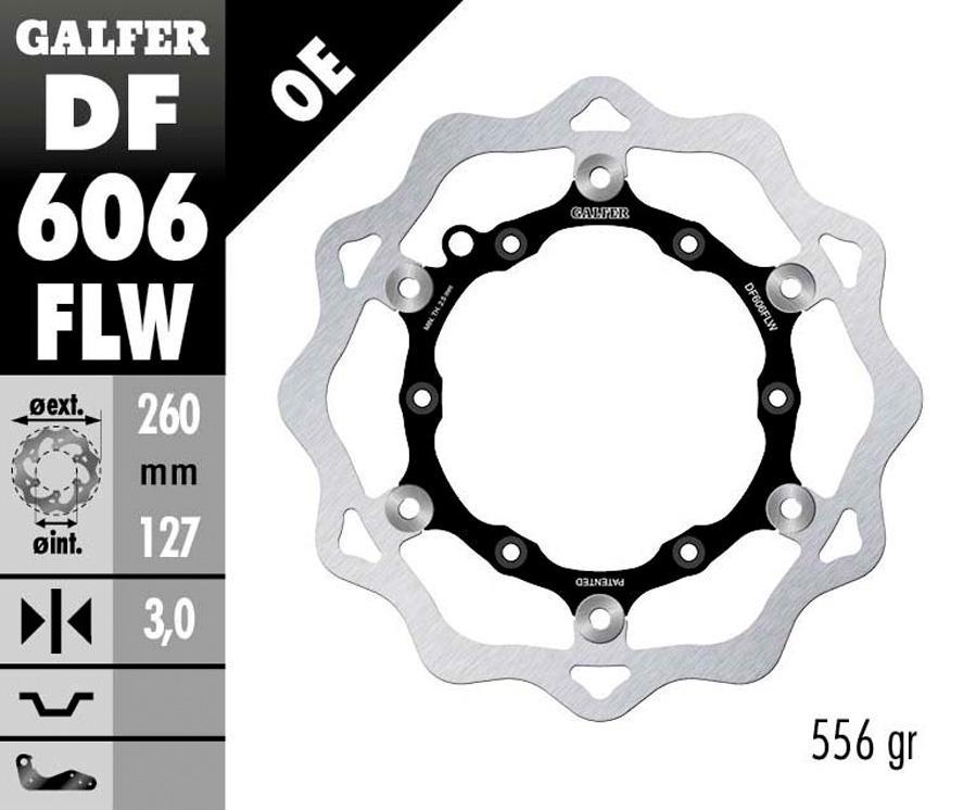 DISCO FRENO GALFER 606FLW