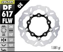 DISC W FLOATING (C, STEEL)  260x5mm