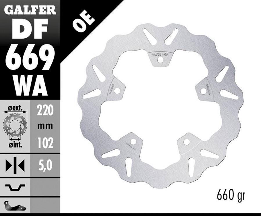 DISCO FRENO GALFER 669WA