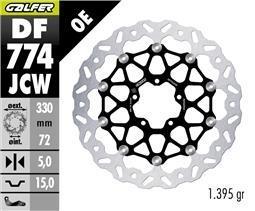 DISC W FLOATECH (C,ALU) 330X5MM  (FRONT)