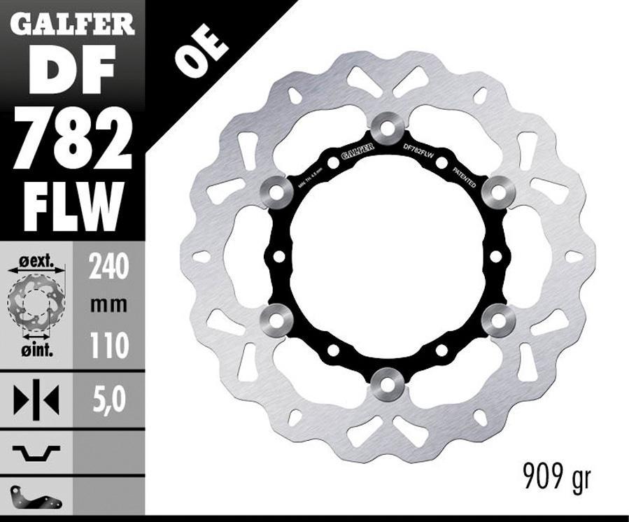 DISCO FRENO GALFER 782FLW