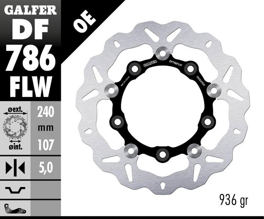 DISCO FRENO GALFER 786FLW