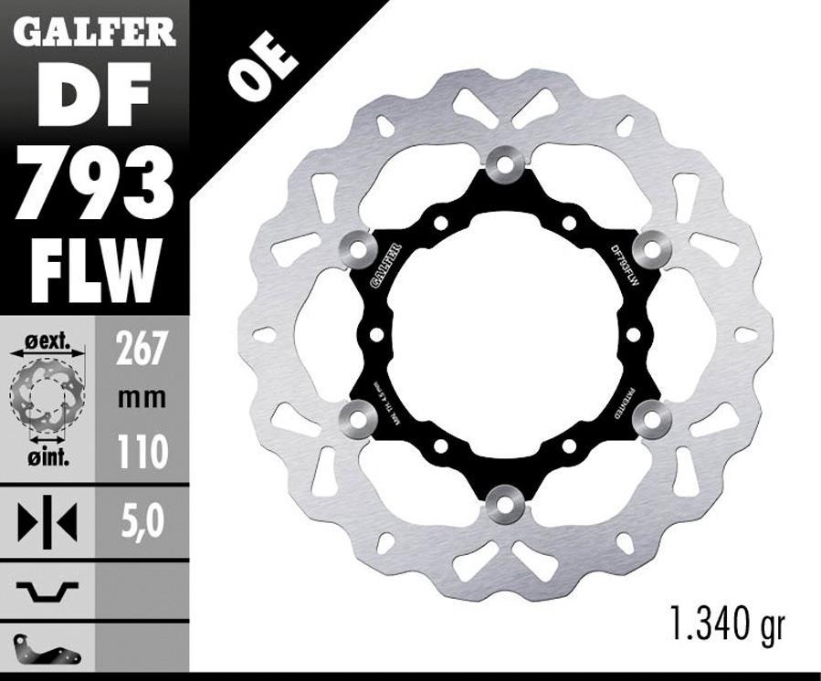DISCO FRENO GALFER 793FLW