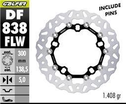 DISC W FLOATING (C, STEEL)  300x5mm