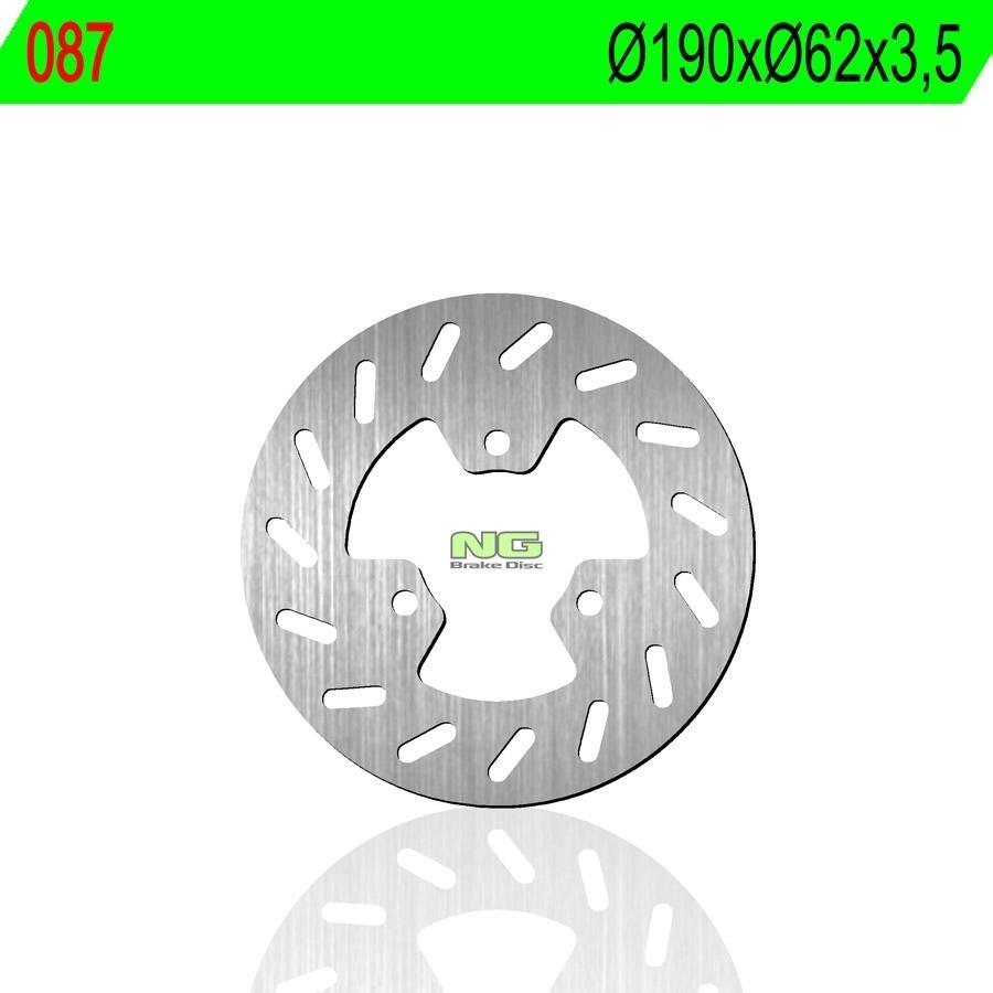 DISCO FRENO NG 087  190 X  62 X 3.5