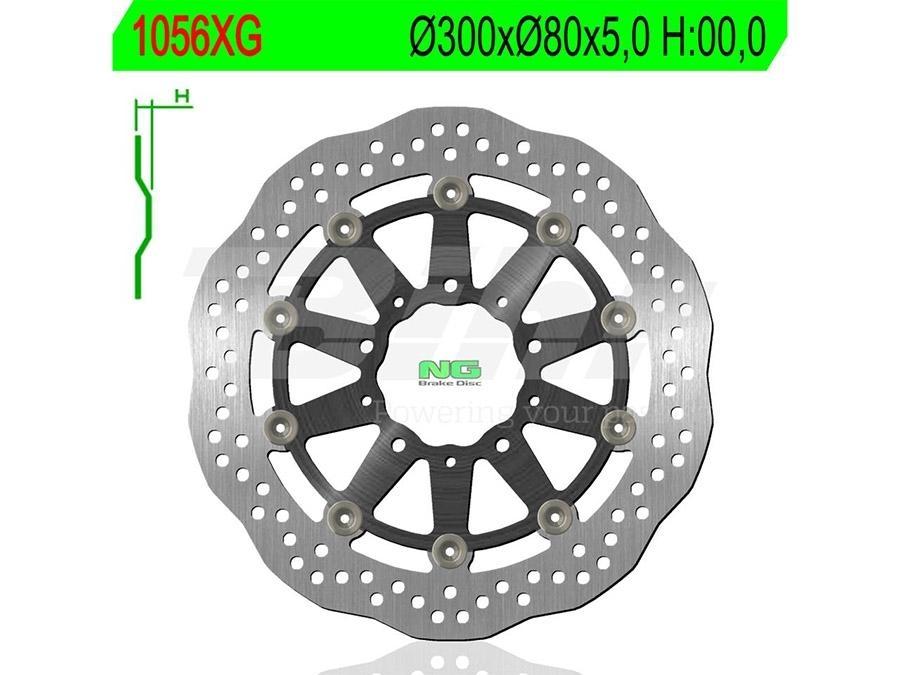 DISCO FRENO NG 1056XG 299 5 X 80 X 5 0