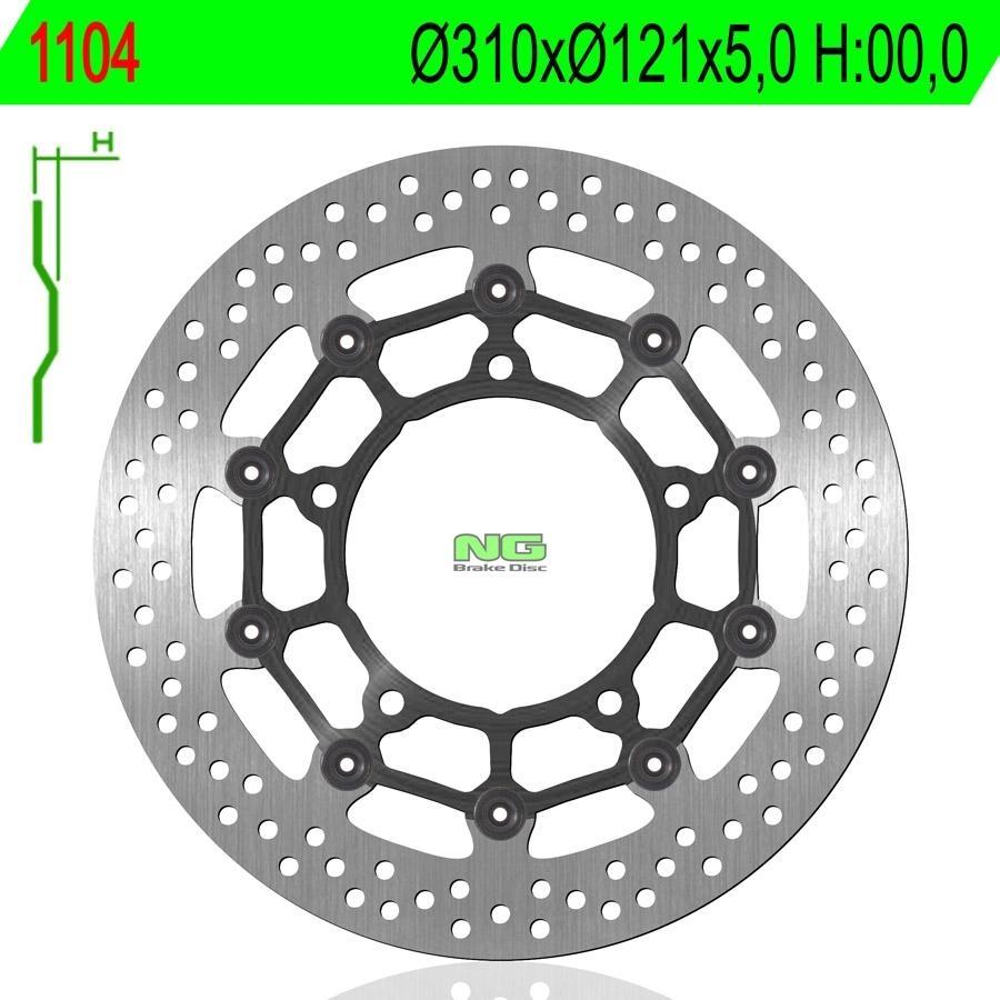 DISCO FRENO NG 1104  310 X  121.5 X 5