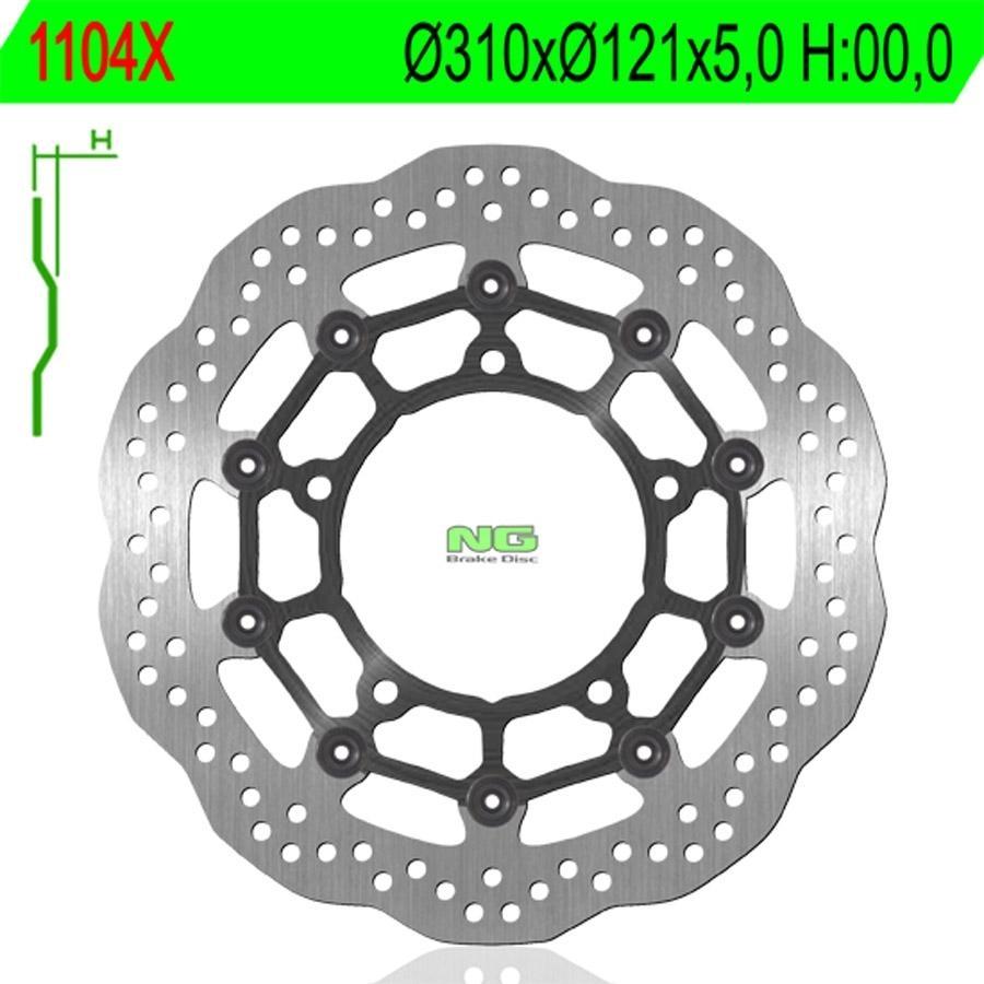 DISCO FRENO NG 1104X  310 X  121.5 X 5