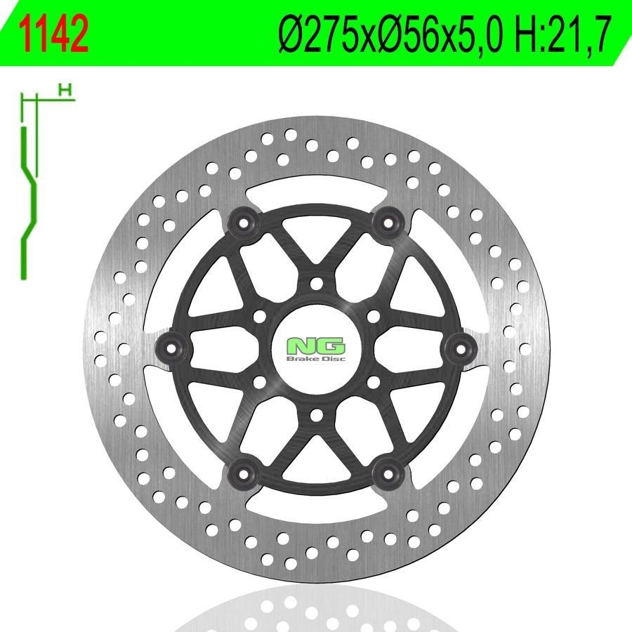 DISCO FRENO NG 1142  275 X  56 X 5