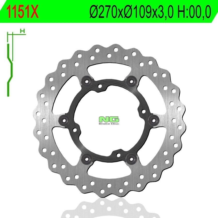 DISCO FRENO NG 1151X  270 X  109 X 3